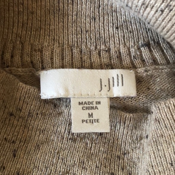 J. Jill Long Beige Turtleneck - Picture 3 of 4